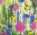 Hand painted large cushion