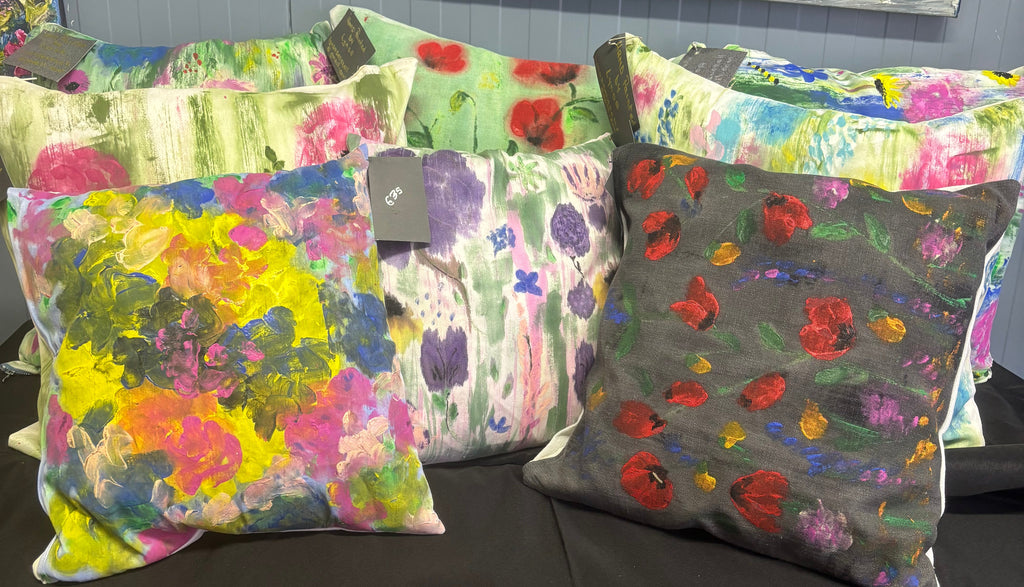 Handpainted cushion small