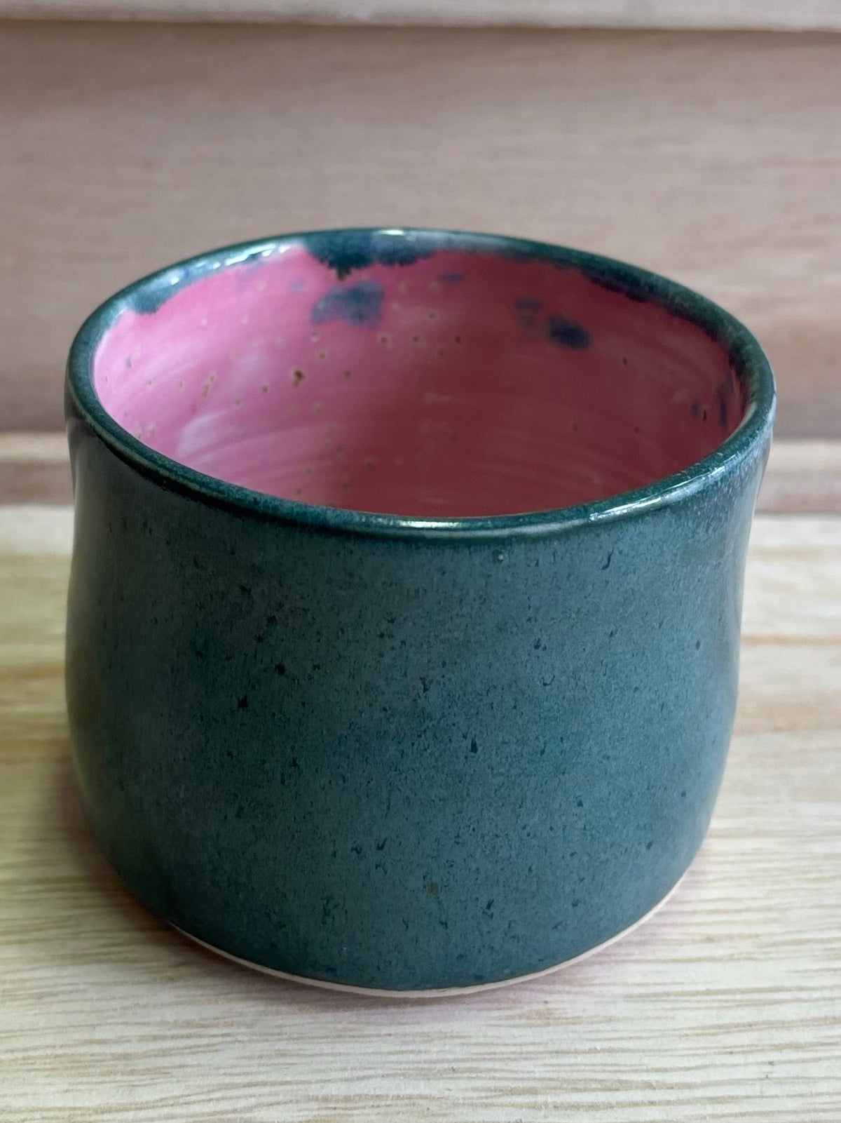 Pink and green tumbler mug (small)
